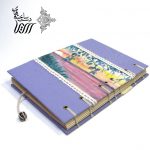 Handmade journal with bookmark