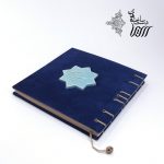 Handmade journal with ceramic plaque 