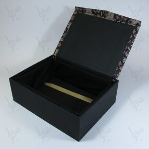 جعبه دست ساز ترمه سفارشی برای دفتر خاطرات یادگاری خاطره نویسی